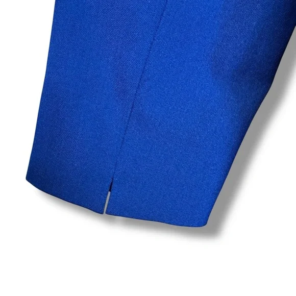 M.M. Lafleur The Etsuko Dress Navy Blue Sheath Size 10 (missing belt) - Picture 4 of 11